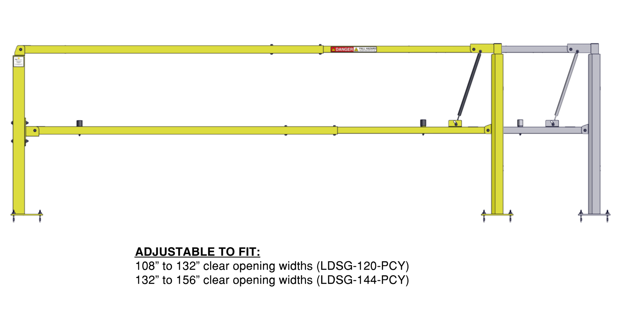 EdgeSafe® Loading Dock Safety Gate PS Safety Access™